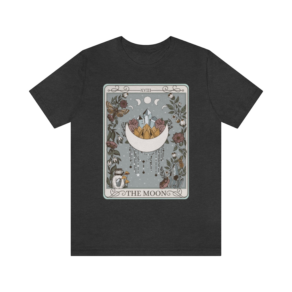 The Moon Tarot Card T-Shirt Esdee