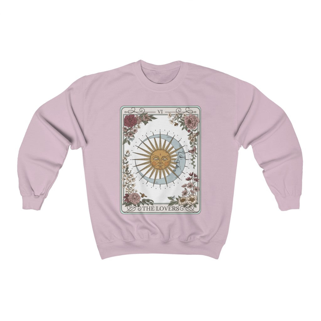 The Lovers Tarot Card Crewneck Sweatshirt Esdee
