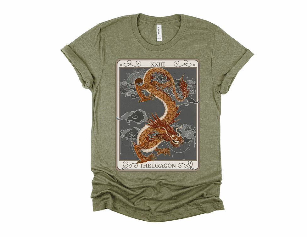 The Dragon Tarot Card Unisex T-Shirt -Esdee