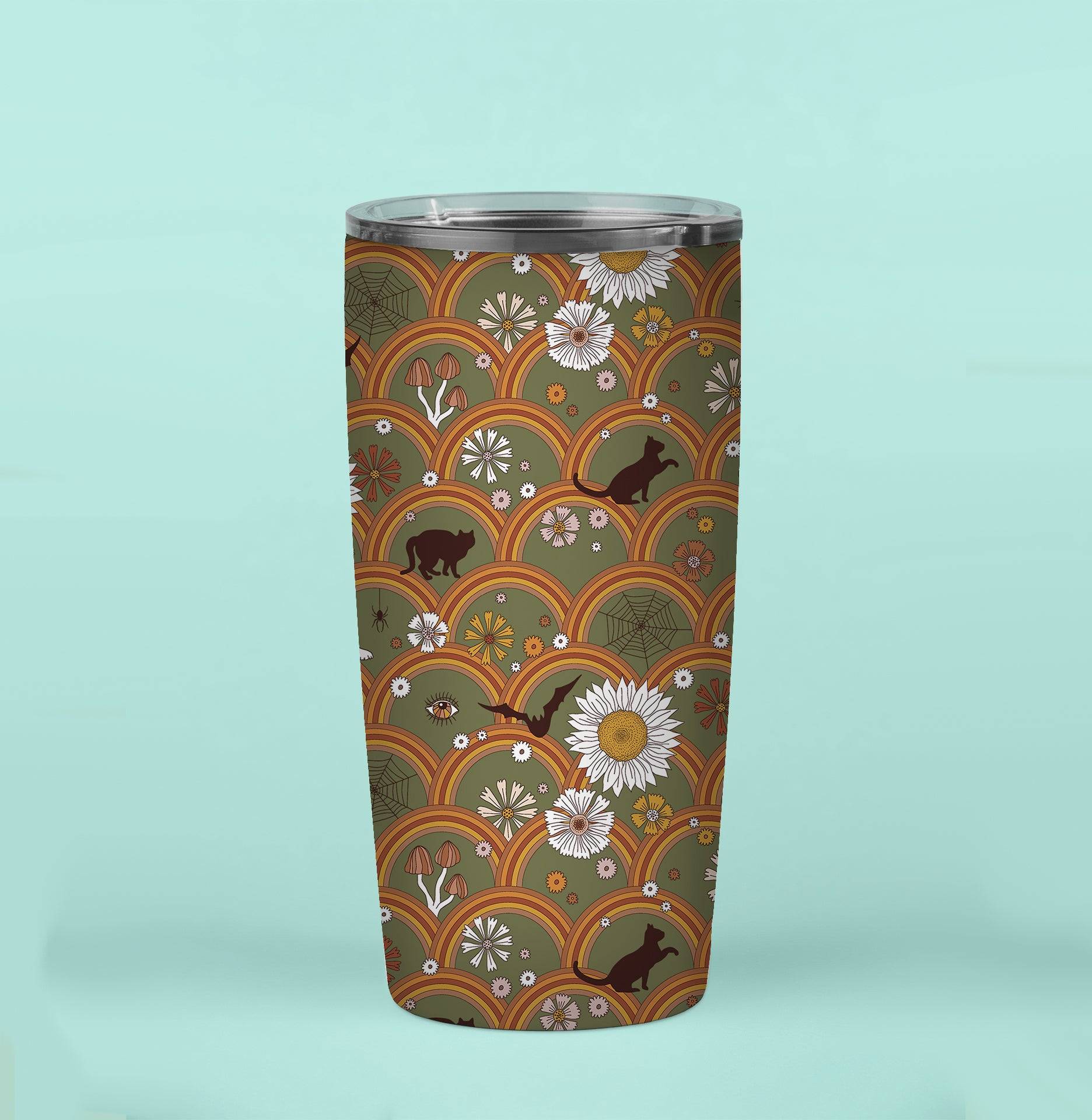 Bats and Cats Insulated 20oz Tumbler Esdee