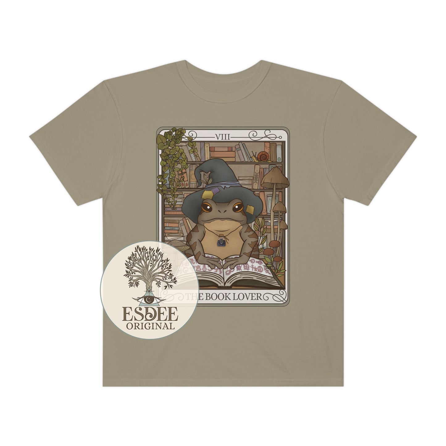 Book Lover Tarot Card Comfort Colors T-shirt - Esdee