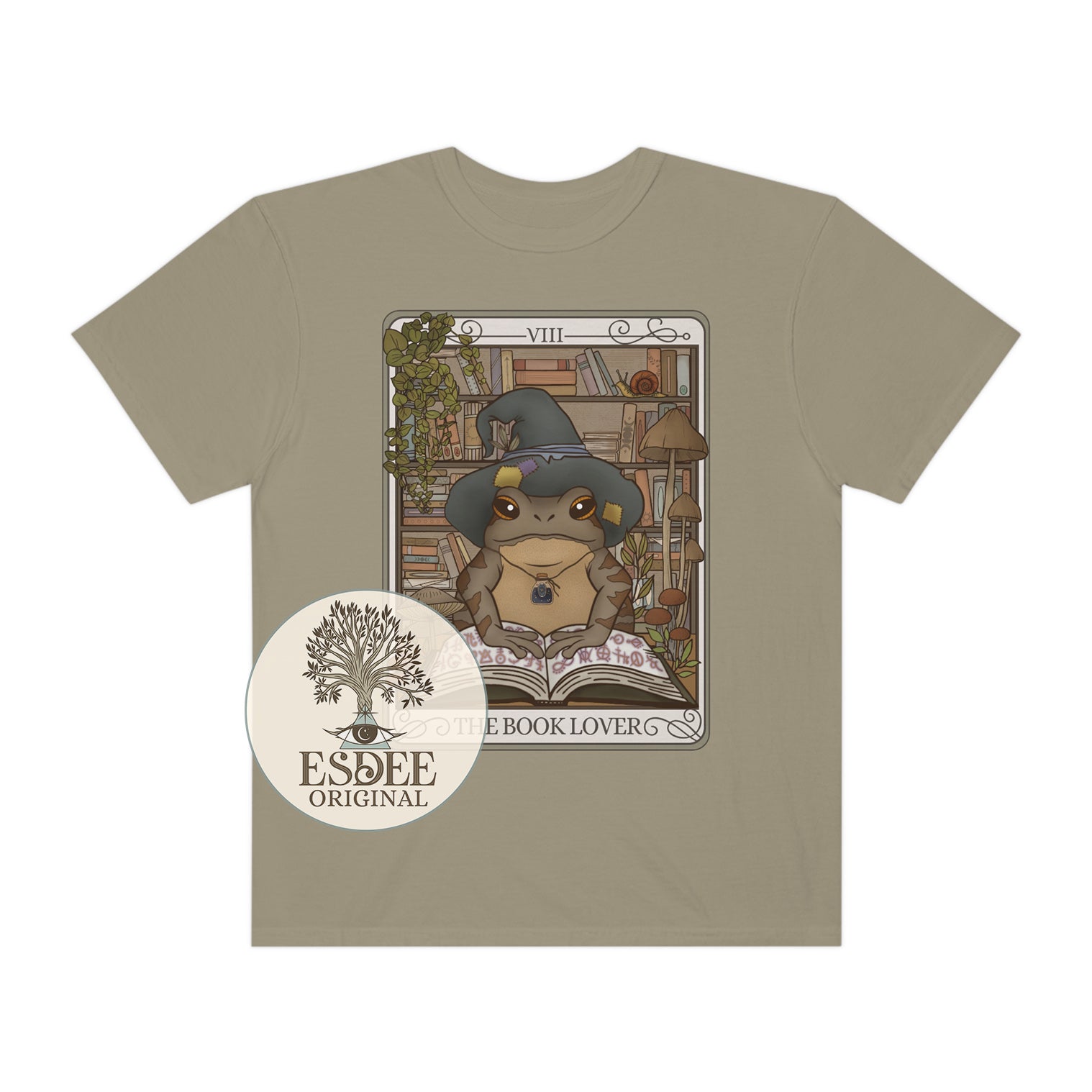 Book Lover Tarot Card Comfort Colors T-shirt - Esdee