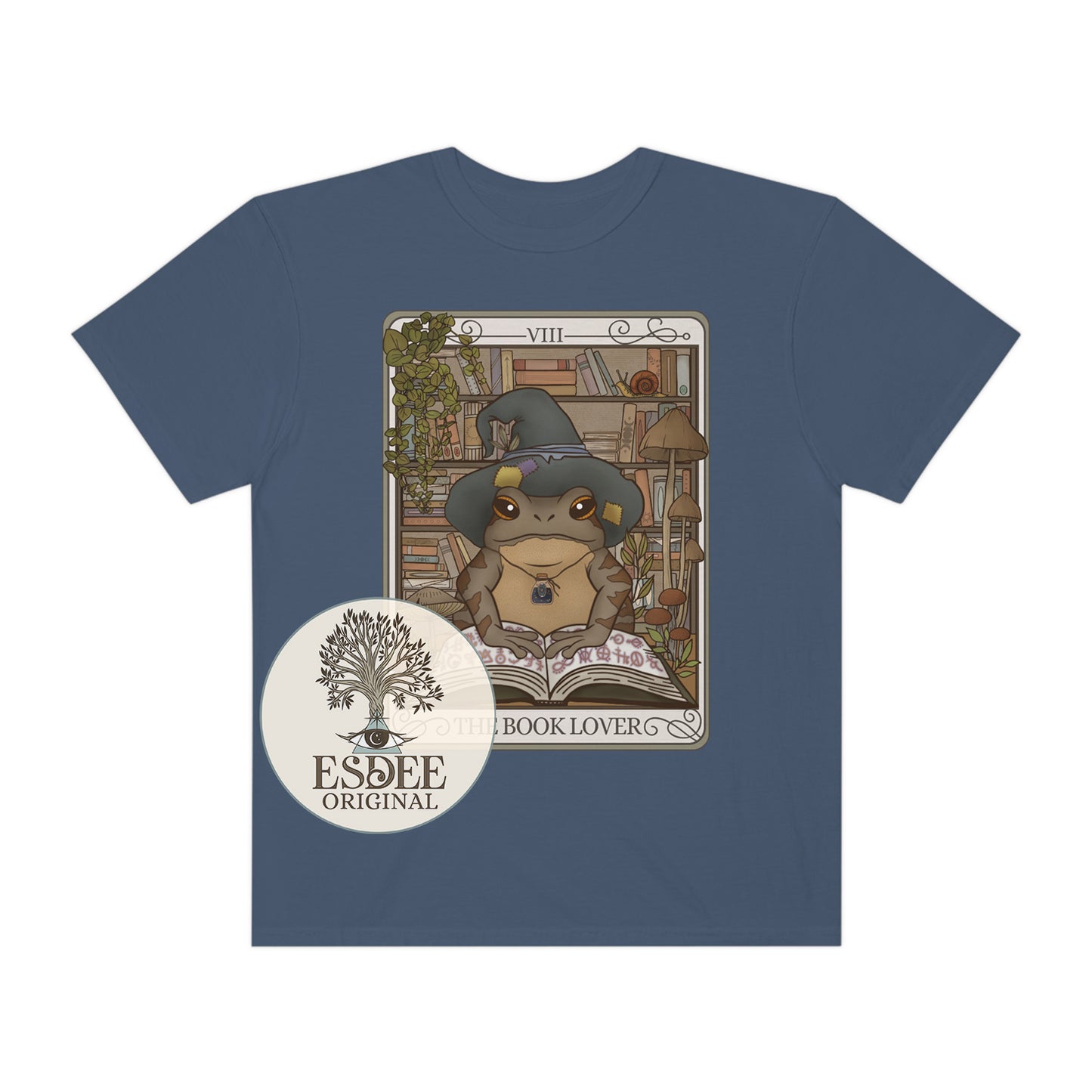 Book Lover Tarot Card Comfort Colors T-shirt - Esdee