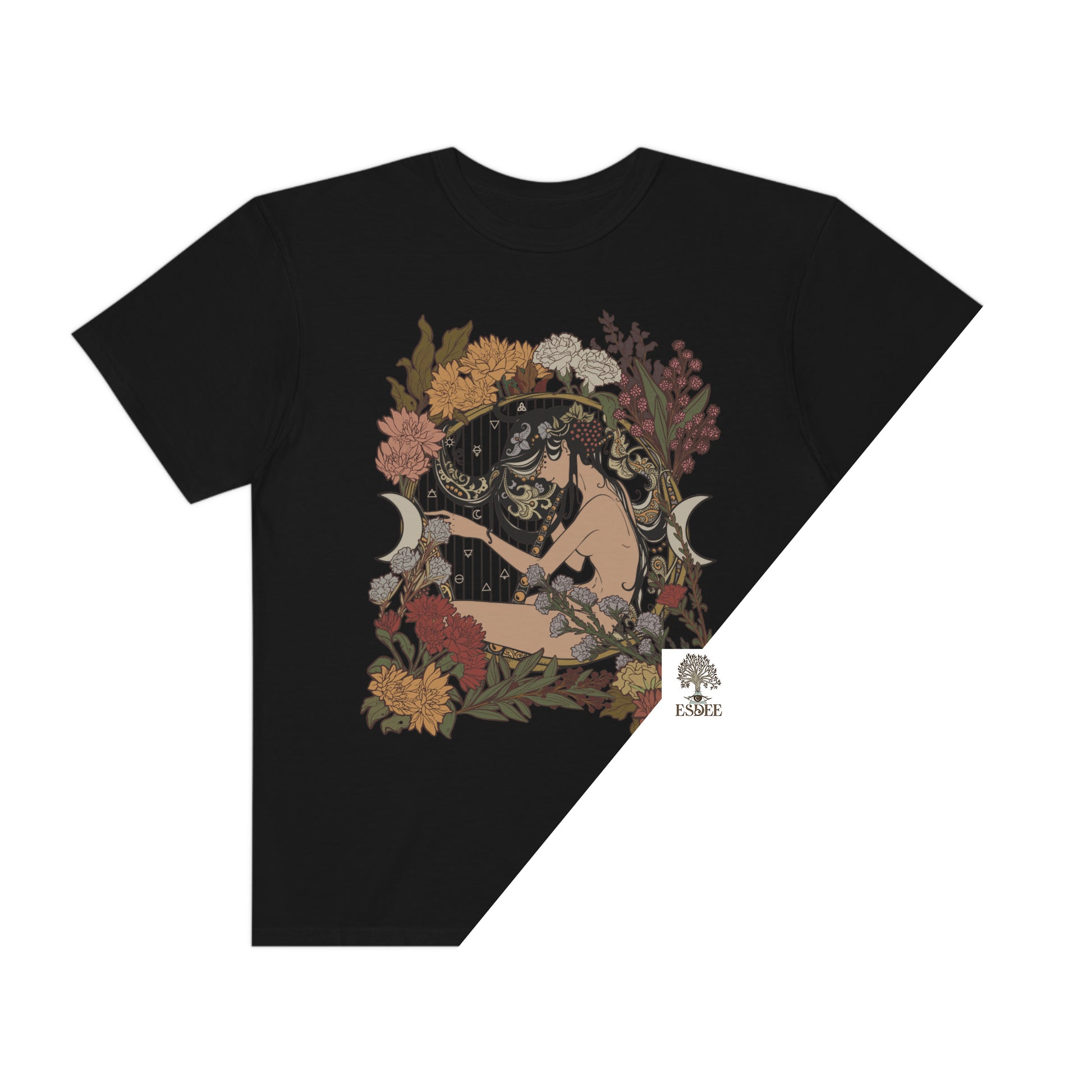 Art Nouveau Muse Unisex Comfort Colors T-shirt - Esdee