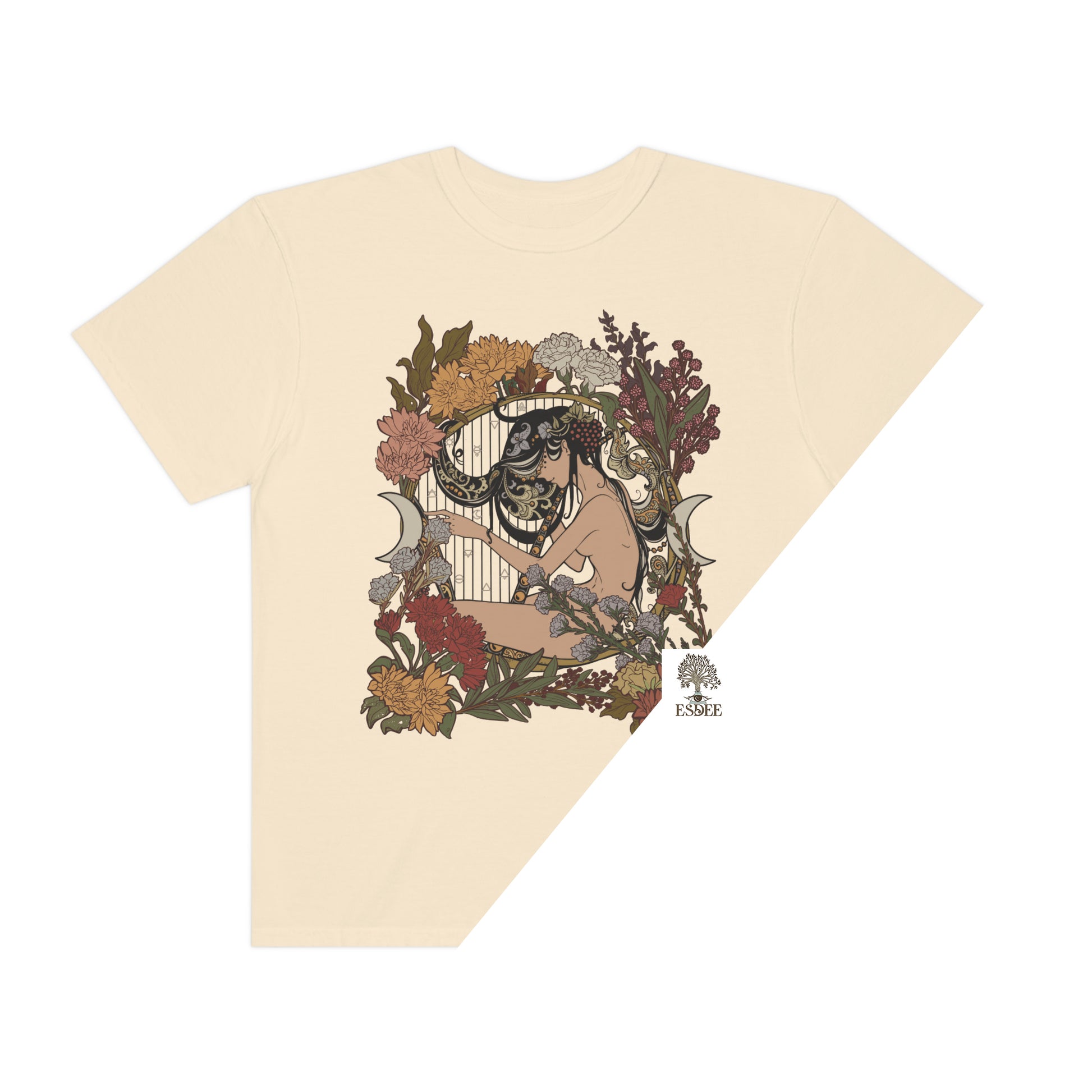 Art Nouveau Muse Unisex Comfort Colors T-shirt - Esdee