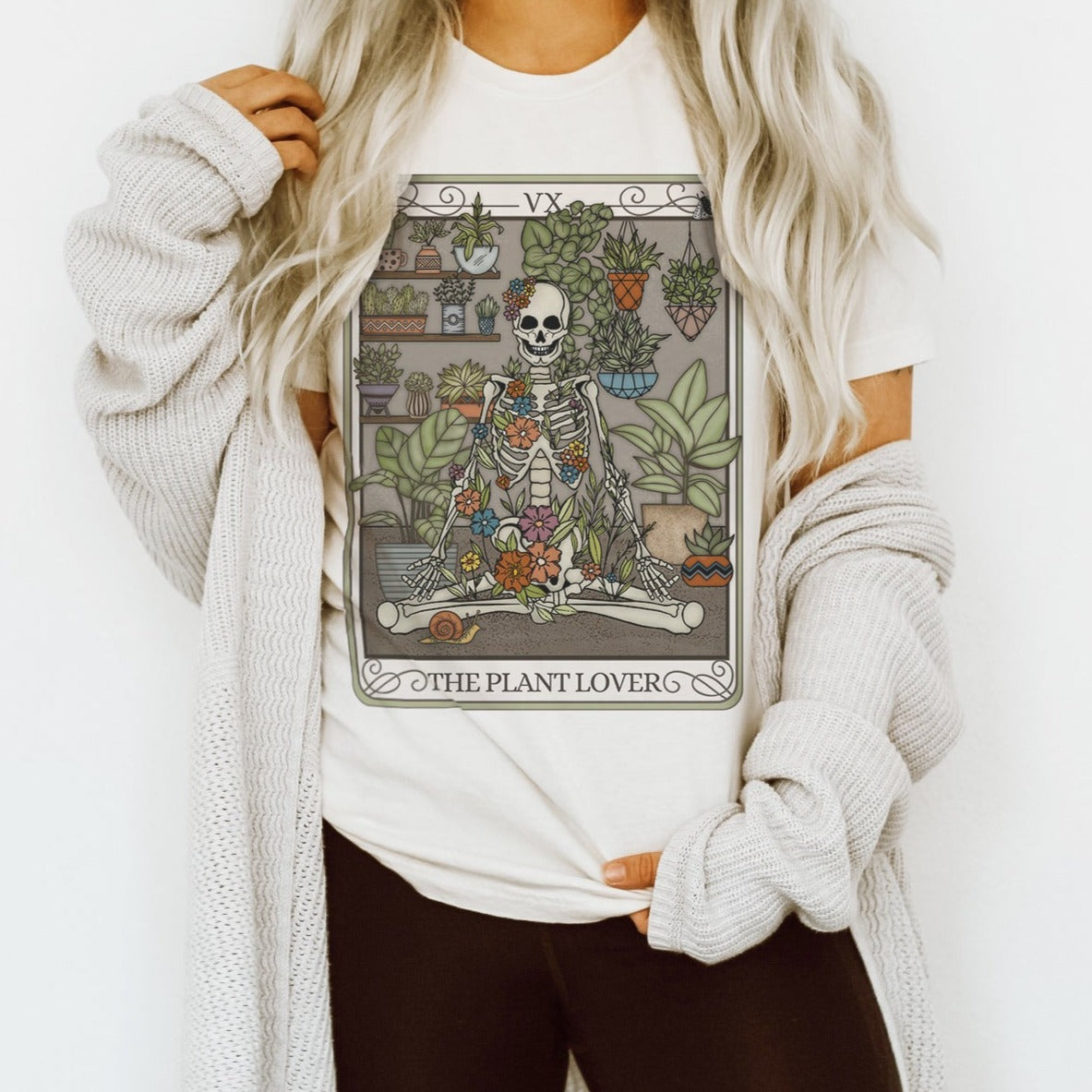 Plant Lover Tarot Card Unisex TShirt