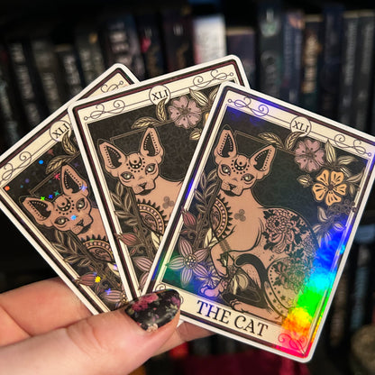 The Cat Tarot Card Sticker - Esdee