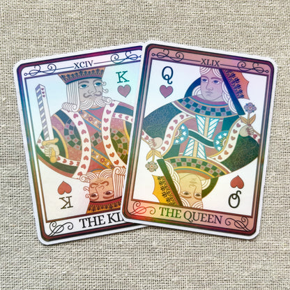 The Queen Tarot Card Sticker - Esdee