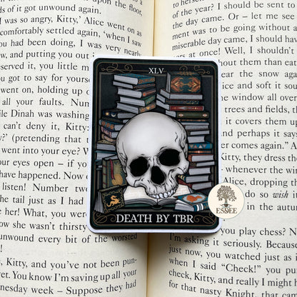 Death by TBR Tarot Card Sticker -Esdee