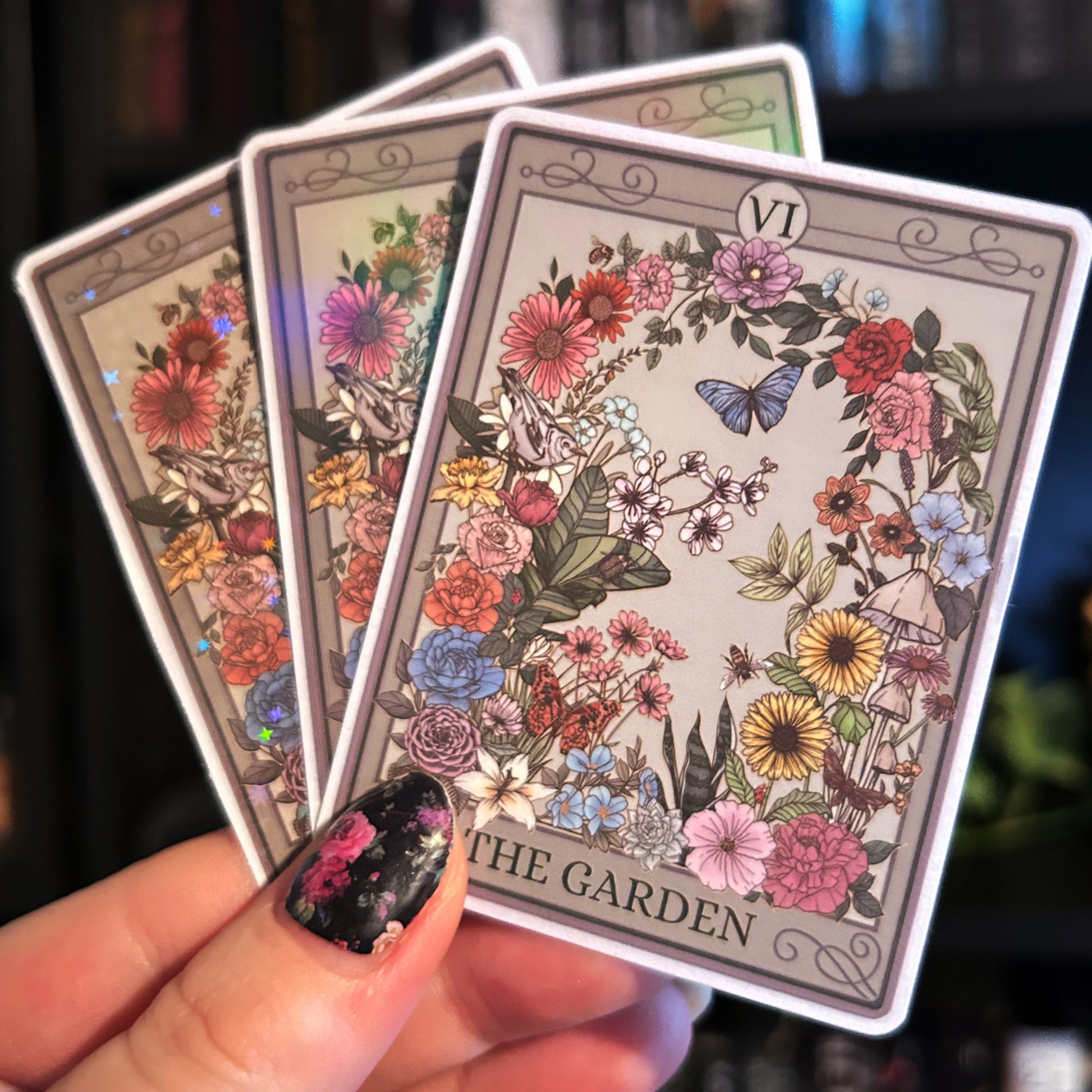 The Garden Tarot Card Sticker - Esdee