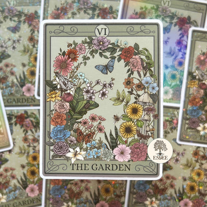 The Garden Tarot Card Sticker - Esdee