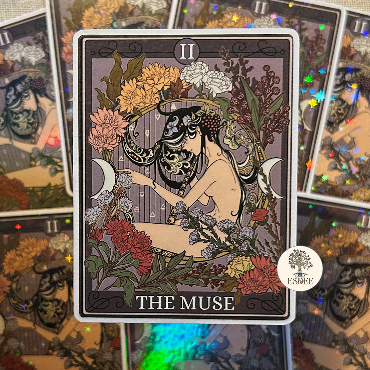 The Muse Tarot Card Sticker - Esdee