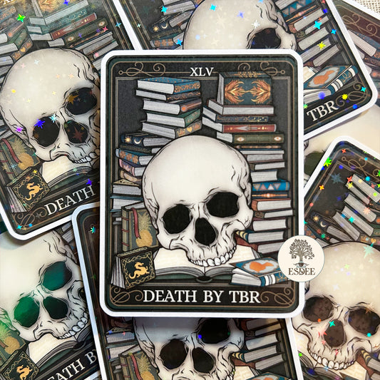 Death by TBR Tarot Card Sticker -Esdee