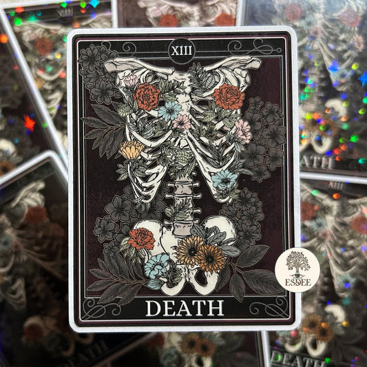 Death Tarot Card Sticker - Esdee