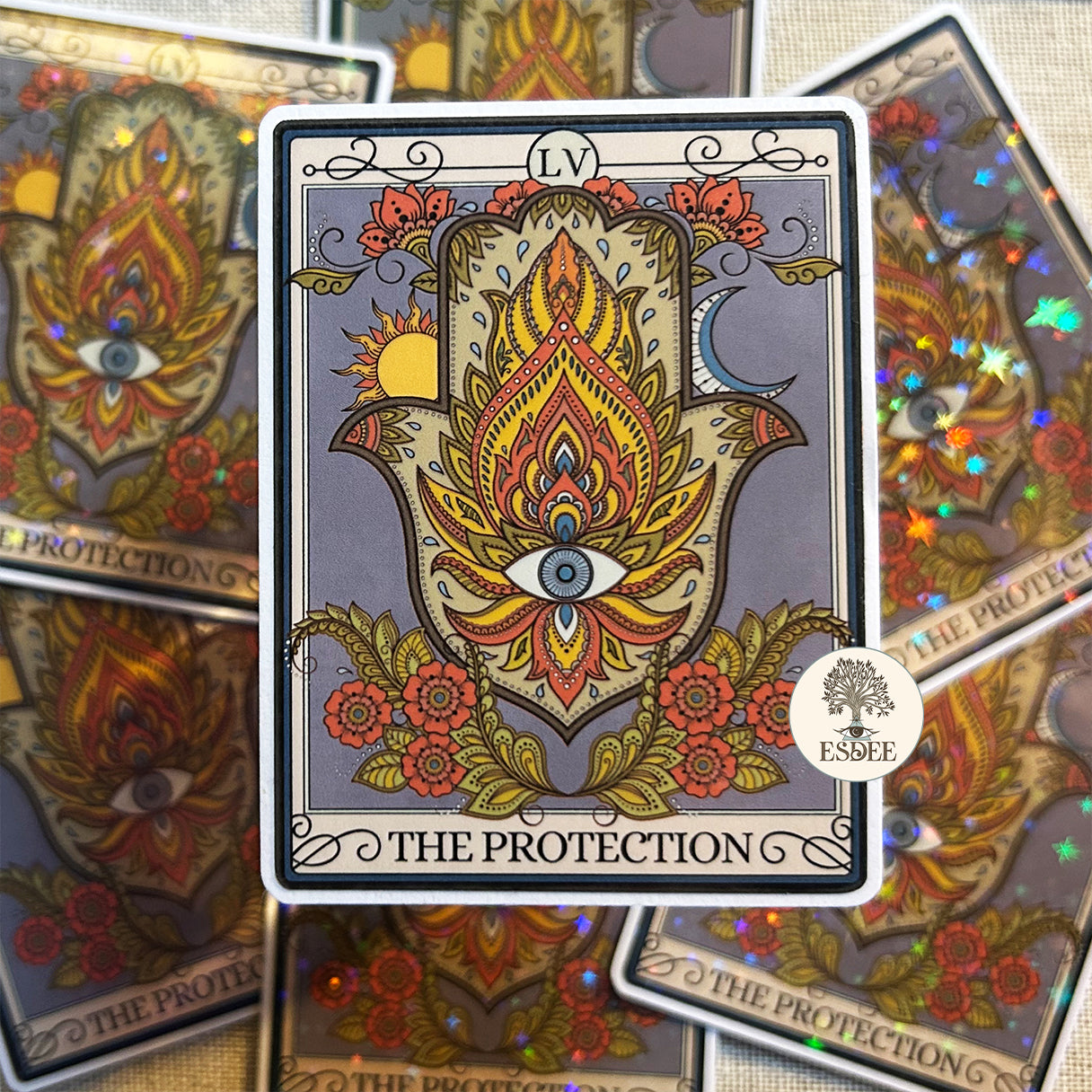 The Protection Tarot Card Sticker - Esdee