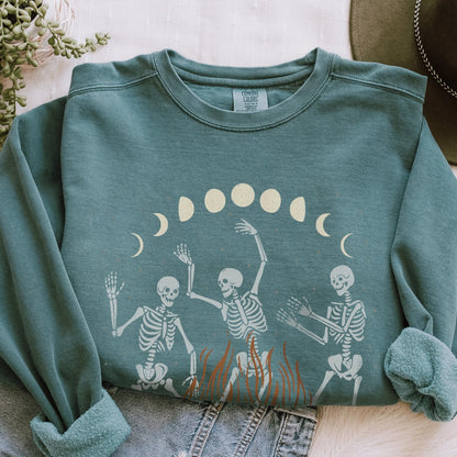 Skeleton Dance Comfort Colors Sweatshirt - Esdee