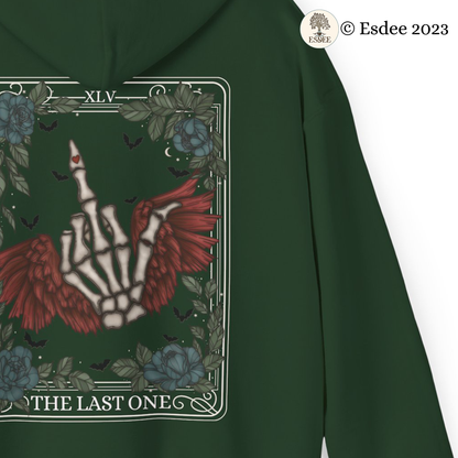 The Last One Tarot Card Front and Back Print Hoodie - Esdee
