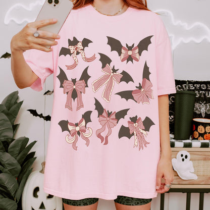 Bows and Bats Comfort Colors TShirt - Esdee
