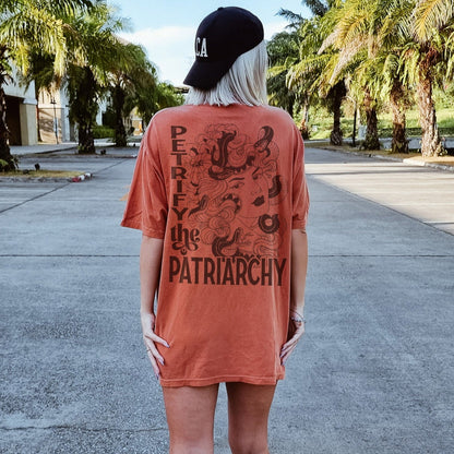 Petrify the Patriarchy Unisex Garment-Dyed T-shirt - Esdee
