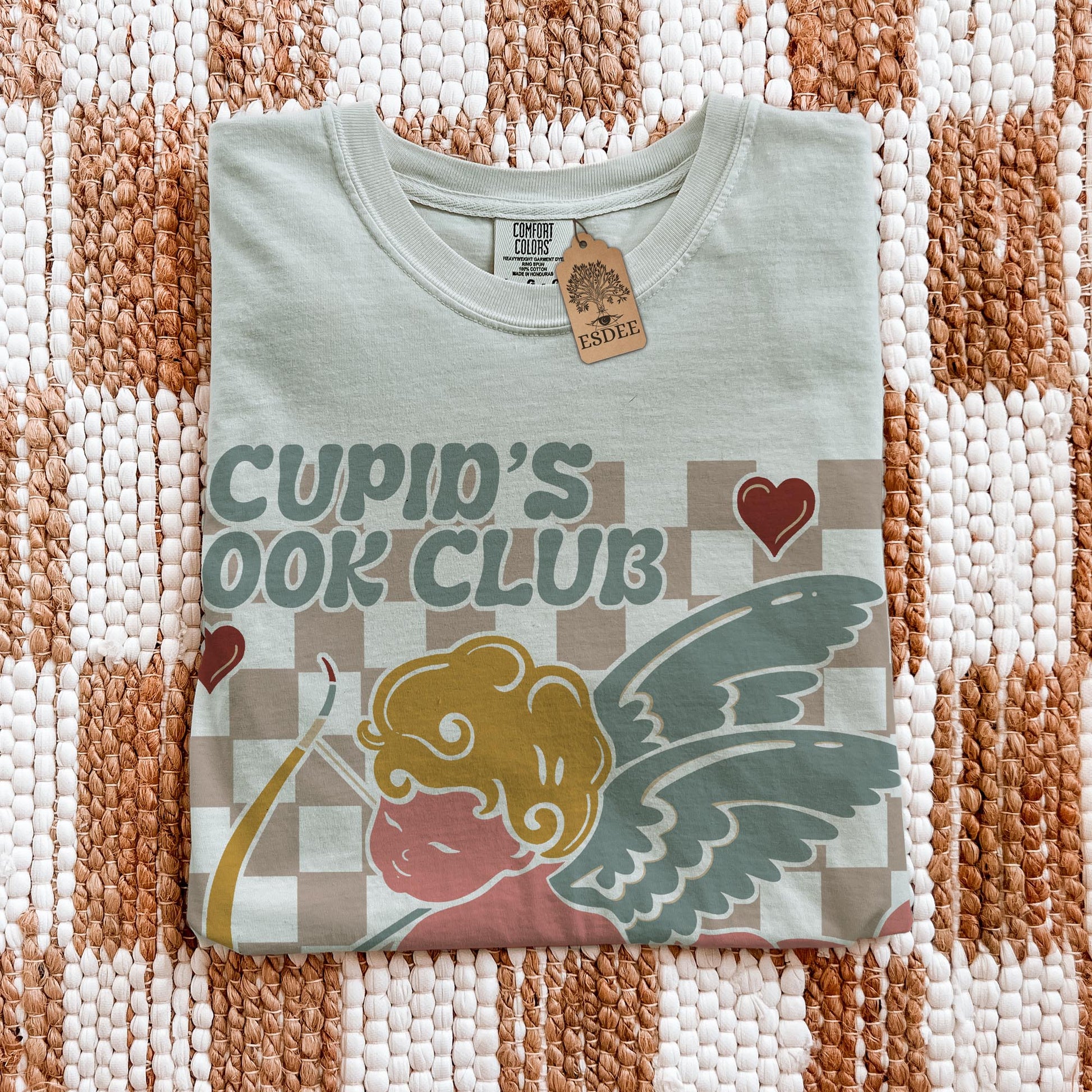 Cupid Book Club Comfort Colors TShirt Esdee