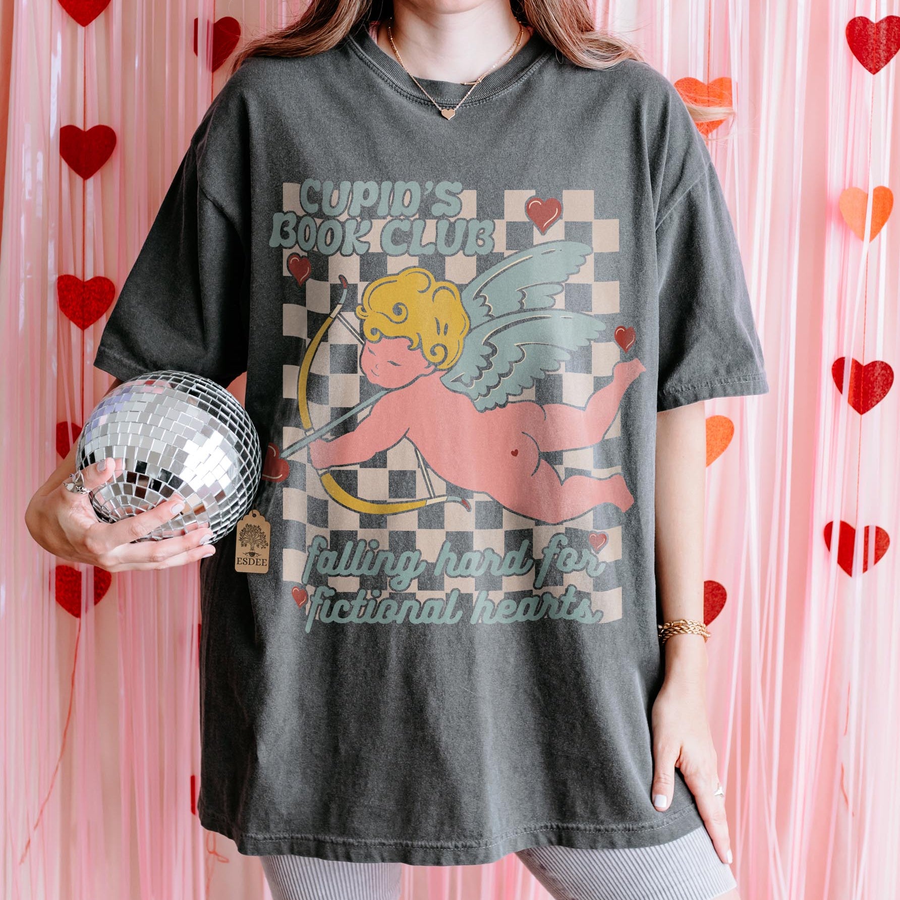 Cupid Book Club Comfort Colors TShirt Esdee