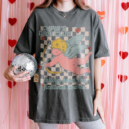 Cupid Book Club Comfort Colors TShirt Esdee