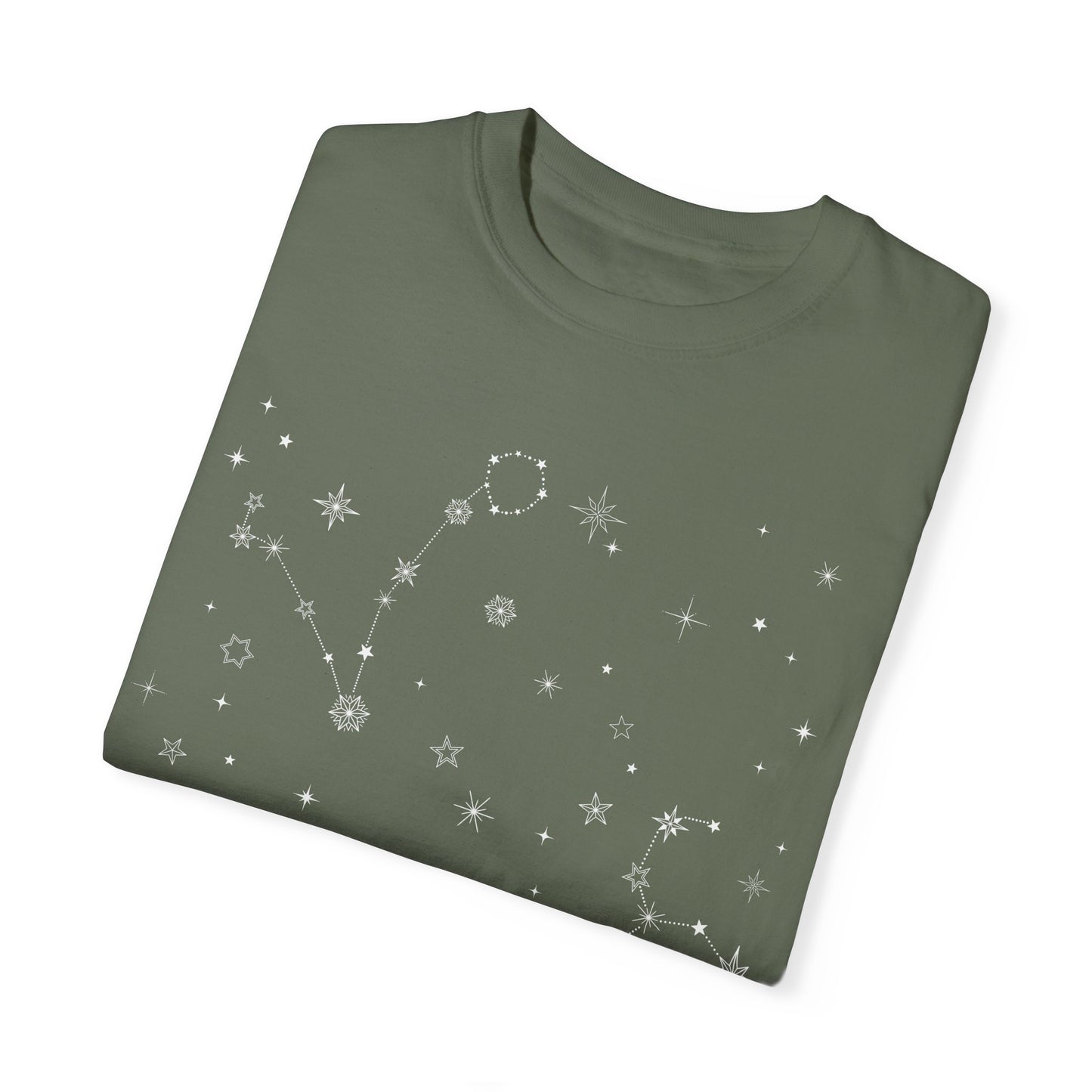 Custom Zodiac Star Sign Comfort Colors Unisex T-Shirt - Esdee