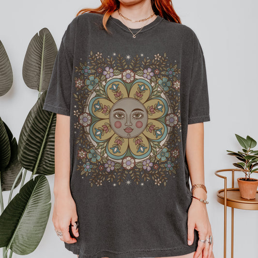 Folk Art Botanical Comfort Colors T-Shirt Pepper - Esdee
