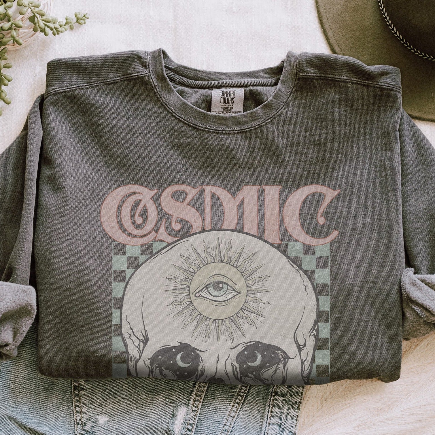 Cosmic Dreamer Comfort Colors Sweatshirt