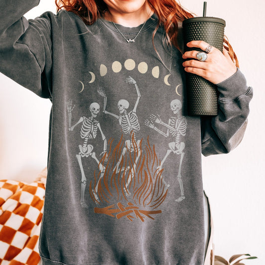 Skeleton Dance Comfort Colors Sweatshirt - Esdee