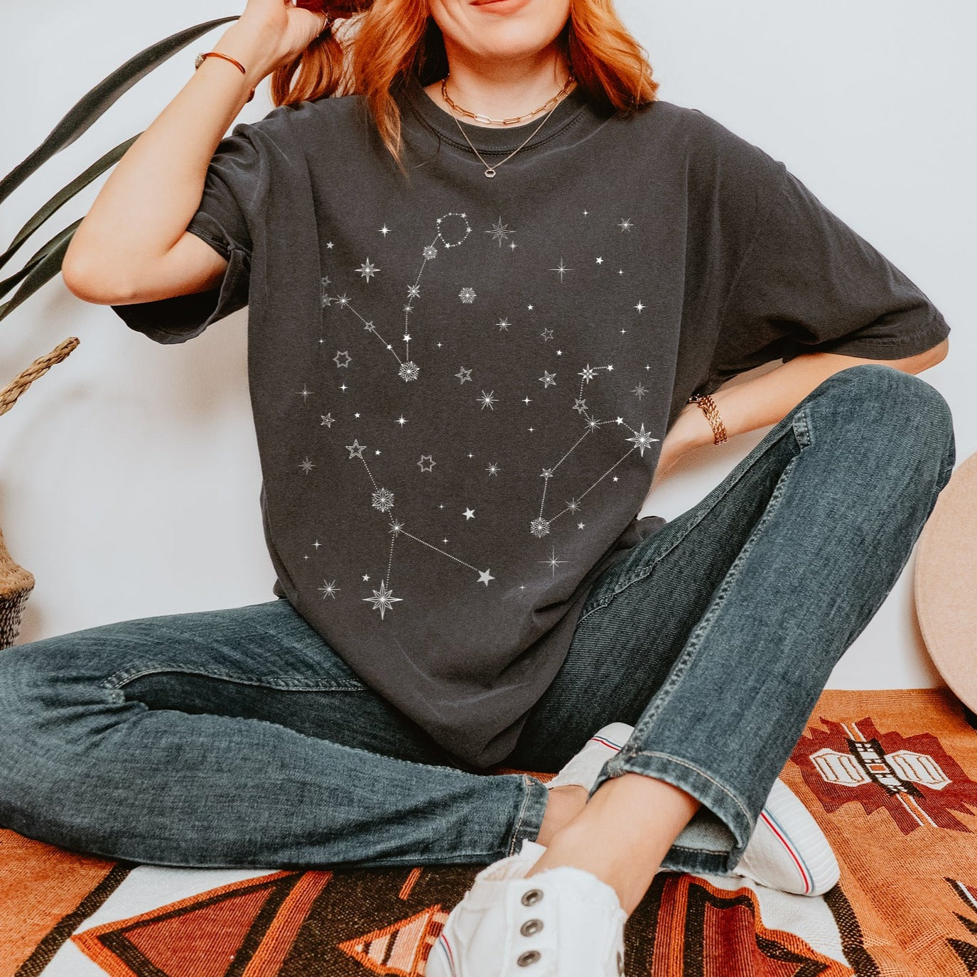 Custom Zodiac Star Sign Comfort Colors Unisex T-Shirt - Esdee