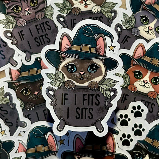 Cute Cat Sticker - Esdee