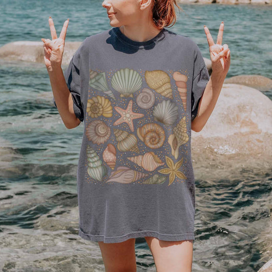 Seashell Comfort Colors TShirt - Esdee