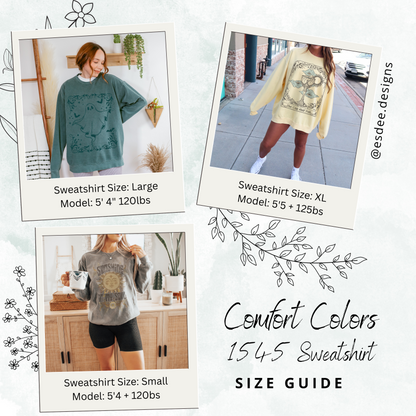 Plant Parent Tarot Card Comfort Colors Sweatshirt
