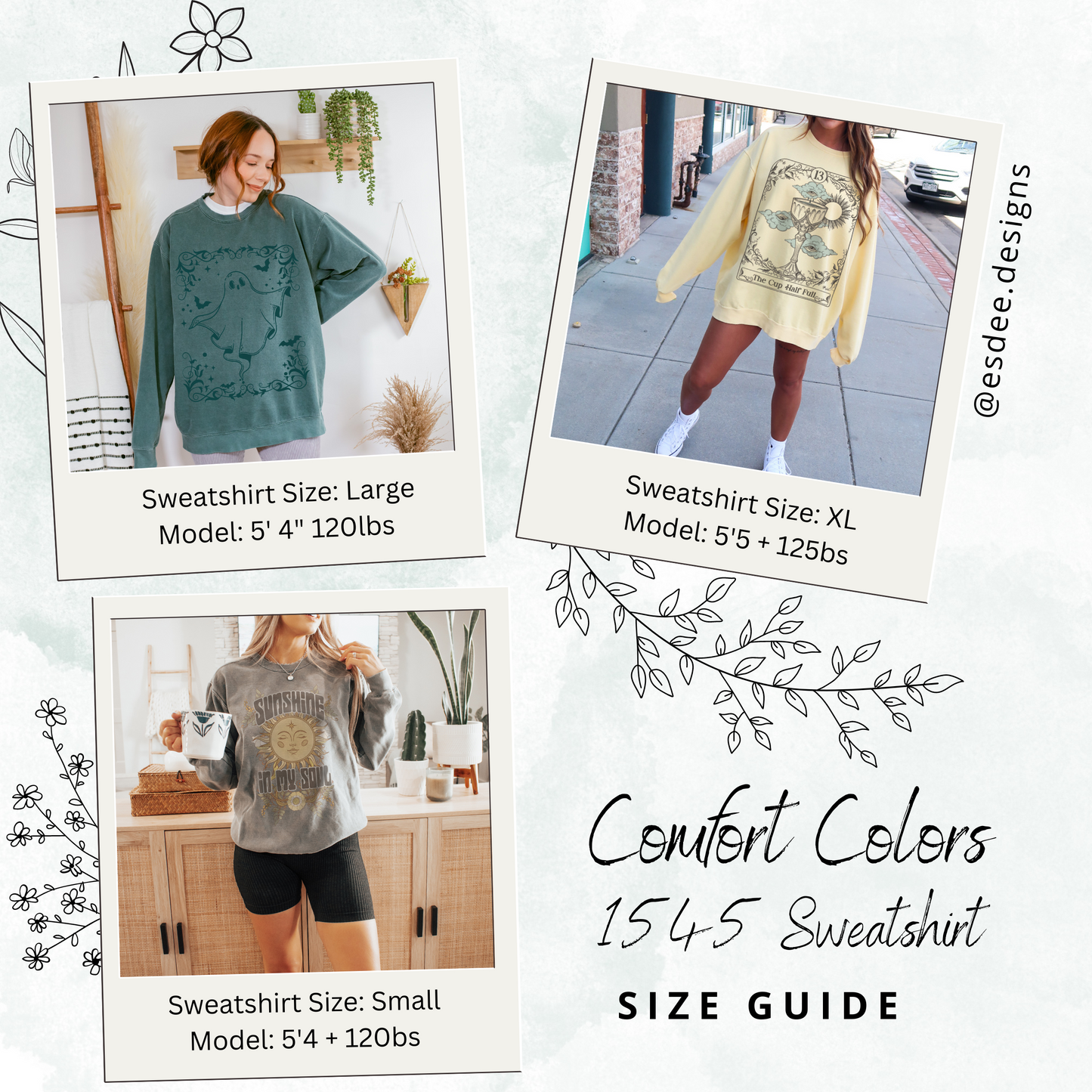 The Hermit Tarot Card Comfort Colors Sweatshirt