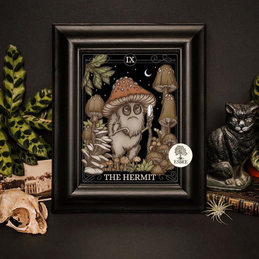 The Hermit Tarot Card Poster - Esdee