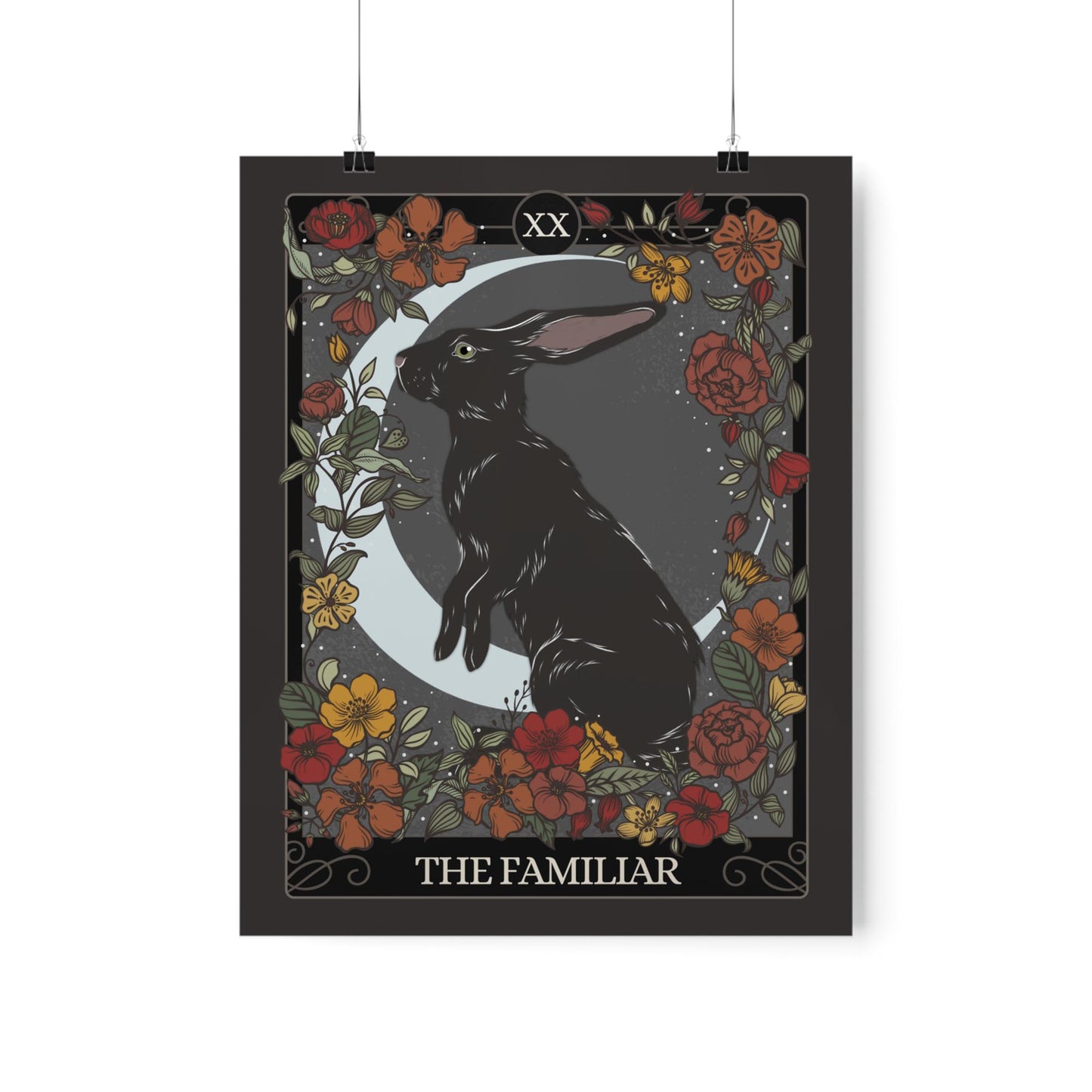 Custom Familiar Tarot Card Poster
