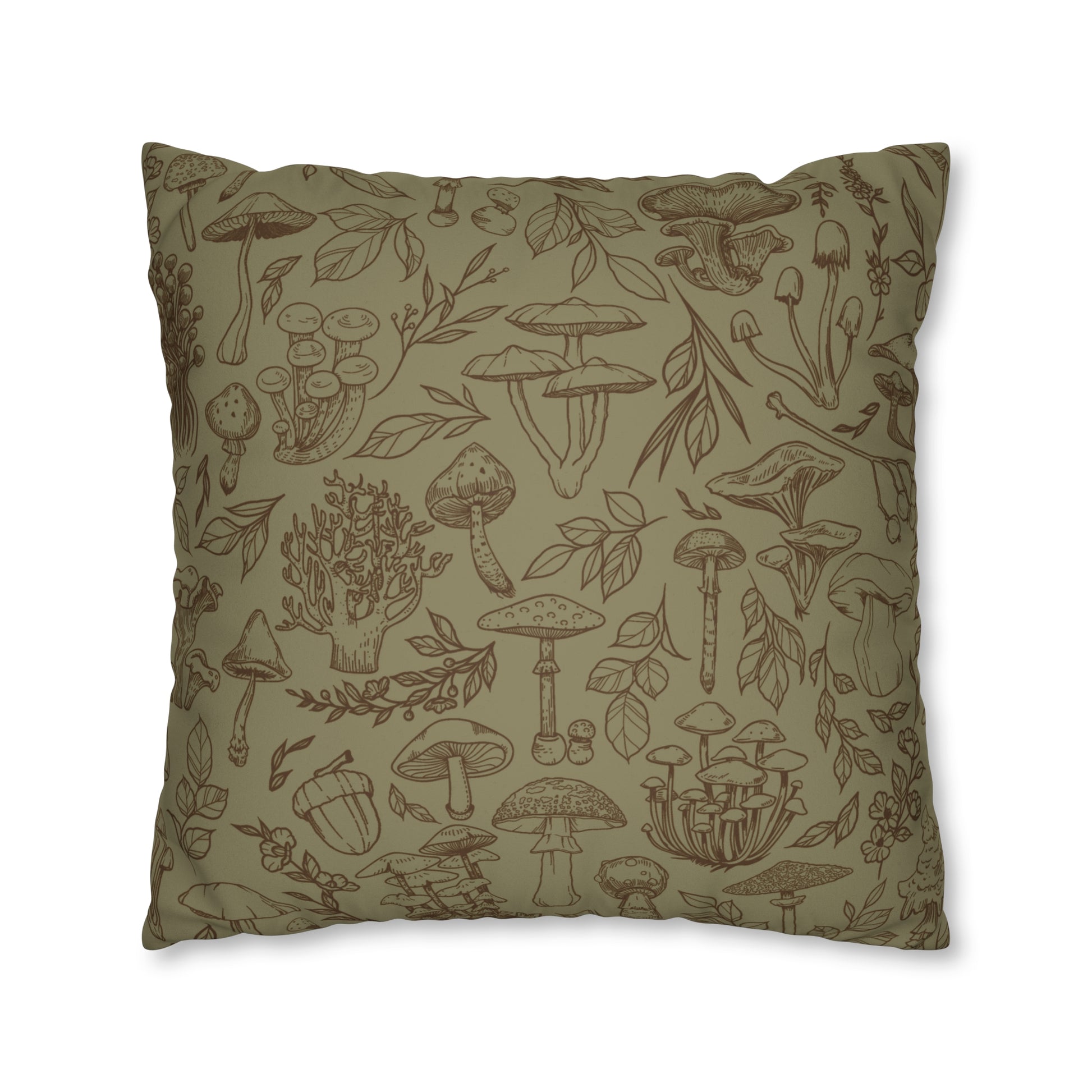 Wizard Tarot Card Faux Suede Square Pillow Case - Esdee