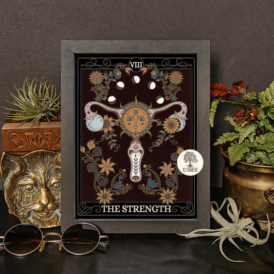 Strength Tarot Card Poster - Esdee