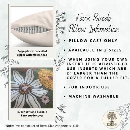 Wizard Tarot Card Faux Suede Square Pillow Case