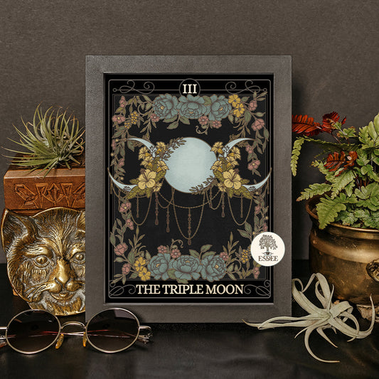 The Triple Moon Tarot Card Poster - Esdee