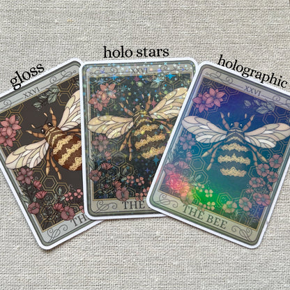 The Bee Tarot Card Sticker