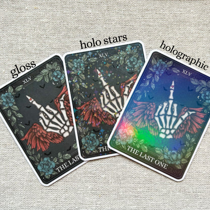 The Last One Tarot Card Sticker - Esdee