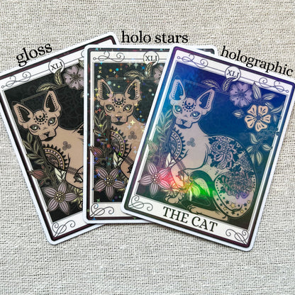 The Cat Tarot Card Sticker - Esdee