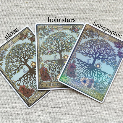 The Tree of Life Tarot Card Sticker - Esdee