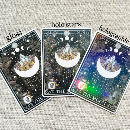 The Moon Tarot Card Sticker - Esdee