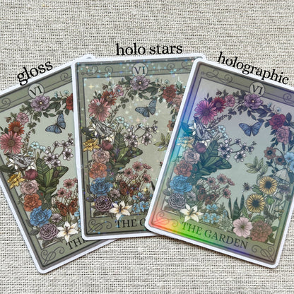 The Garden Tarot Card Sticker
