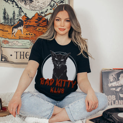 Bad Kitty Klub Unisex T-Shirt - Esdee