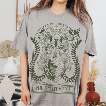 The Green Witch Comfort Colors Unisex TShirt - Esdee