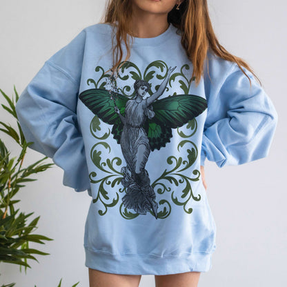 Green Fairy Crewneck Sweatshirt - Esdee